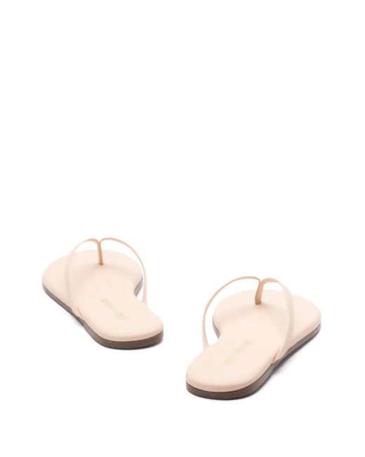 TKEES Pink Lily Flip Flops