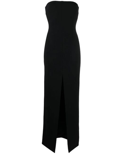 Solace London Black Bysha Maxi Dress