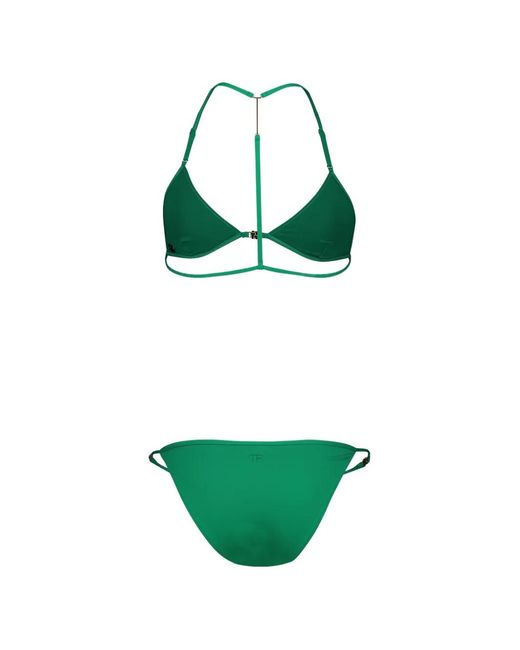 Tom Ford Green Triangle Bikini