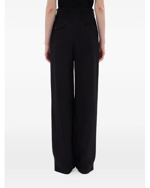 Ann Demeulemeester Black Nouk Wide-Leg Trousers