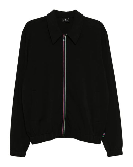 Paul Smith Black Zip-Front Jacket for men