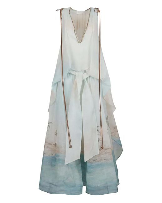 Zimmermann Illuminate ドレス Blue