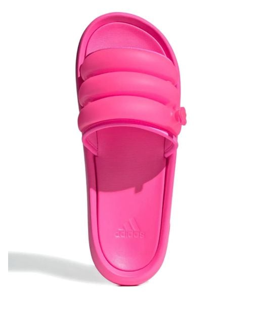 Sandali Slides Adilette Zplaash di Adidas in Pink da Uomo