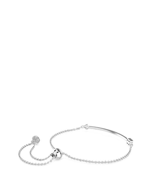 Swarovski White Idyllia Crystal-Embellished Bar Bracelet