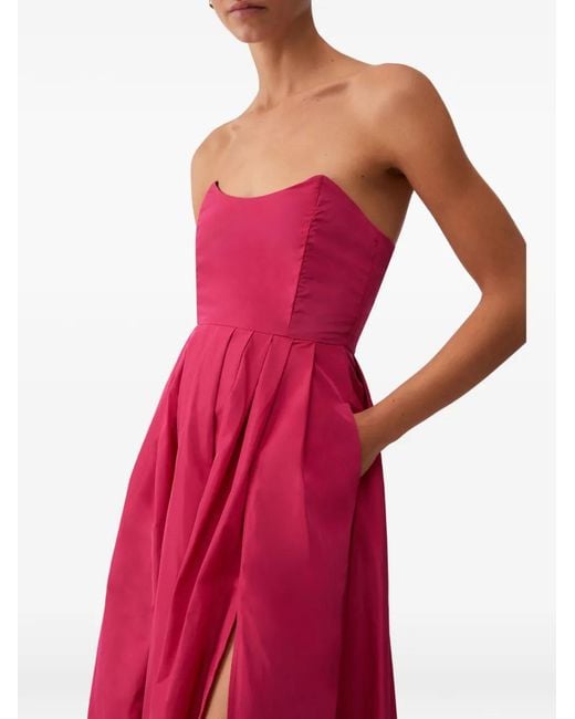 Liu Jo Pink Long Taffeta Dress