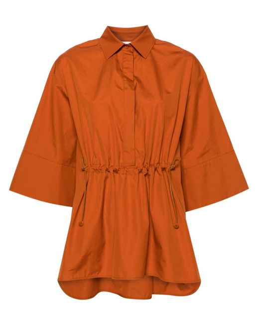 Max Mara Orange March Cotton Shirt