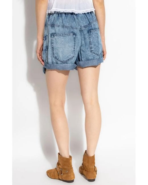 Isabel Marant Blue Pierine Shorts
