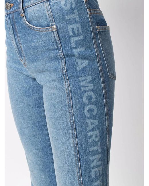 Stella McCartney Blue Flared Denim Jeans