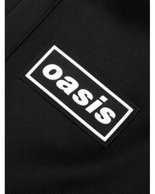 Pleasures Black Forever Logo-Patch Track Pants for men