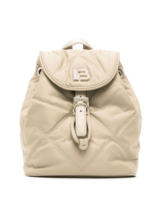 Bimba Y Lola Natural Quilted Padded Backpack
