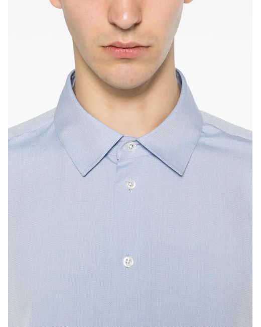 The Row White Paxon Long-Sleeve Button-Up Shirt for men