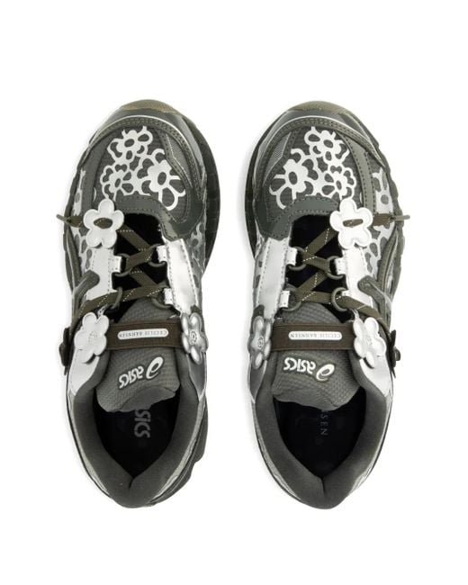 Asics Green X Cecilie Bahnsen Gel-Kayano 20 Floral-Embellished Sneakers