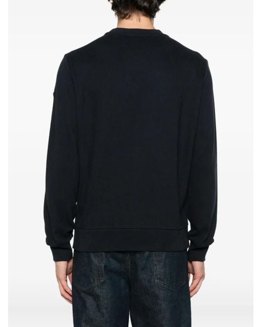 メンズ Moncler パッチポケット スウェットシャツ Black