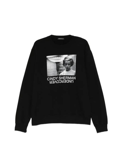 Undercover Black Cindy Sherman Graphic-Print Sweater for men