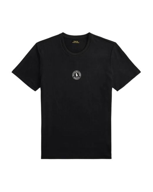 Polo Ralph Lauren Black Logo Sleep T-Shirt for men