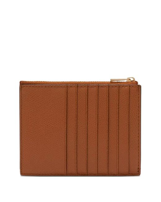 Furla Brown Camelia Card Case