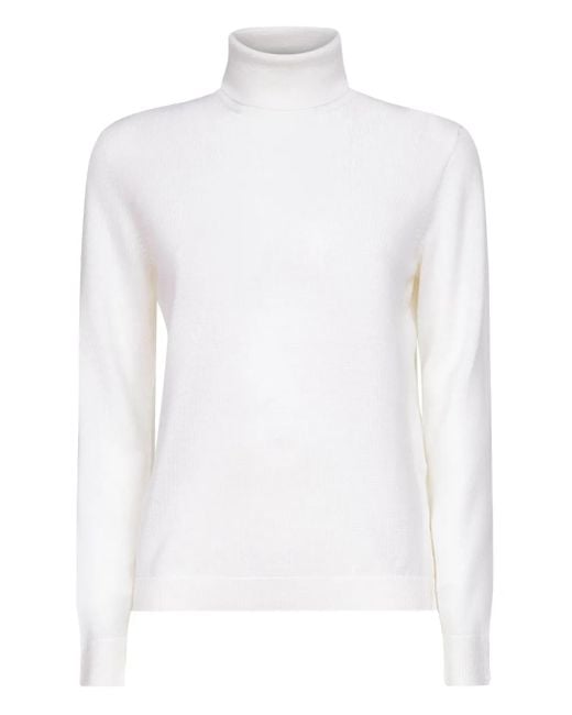 Pull À Col Roulé Blanca Vita en coloris White