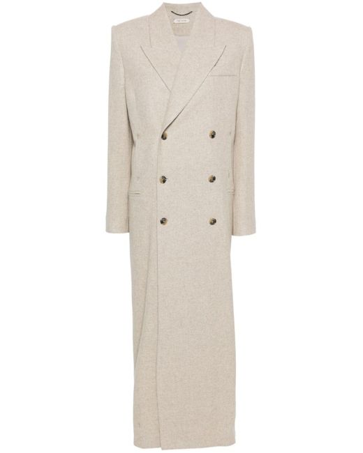 The Mannei Natural Goteborg Double-breasted Coat