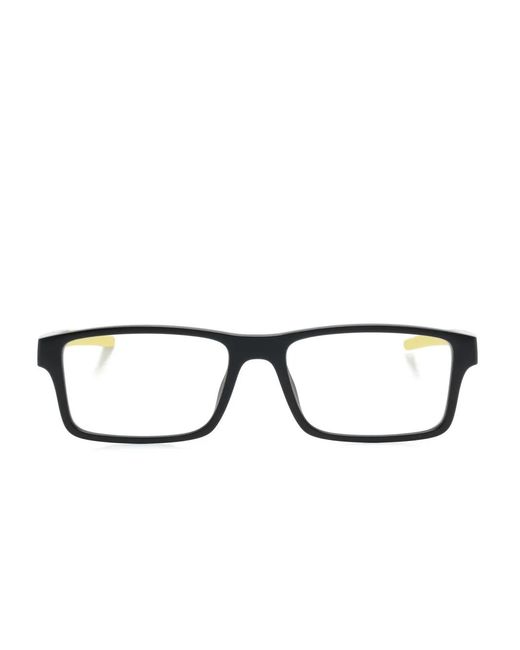 Ferrari Black Rectangular-Frame Glasses for men