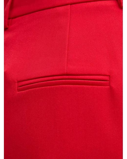 Never Fully Dressed Red Pleated Trousers