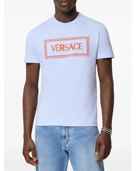 Versace Blue T-Shirts And Polos for men