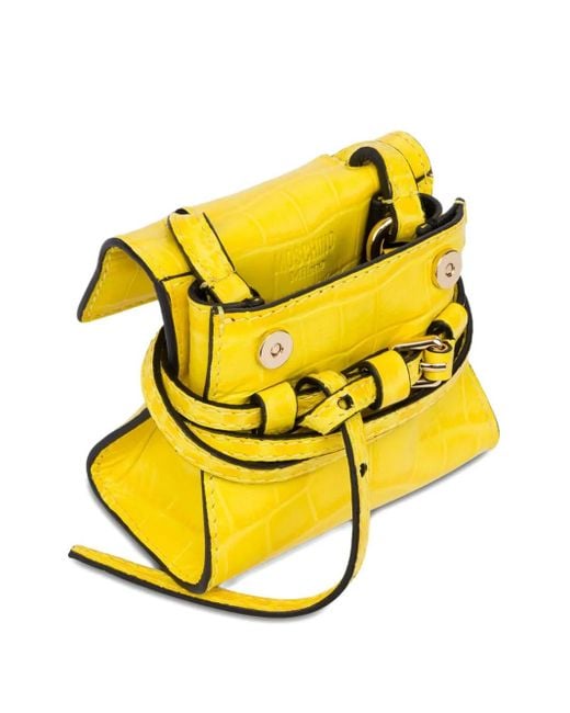 Moschino Yellow Bag Keyring
