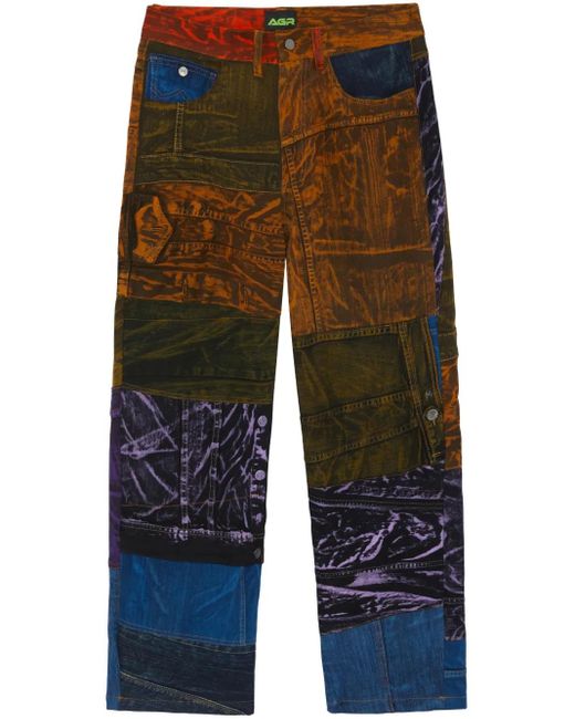 AGR Blue Aw23 Upcycled Denim Jeans for men