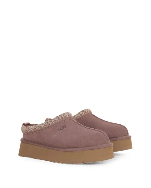 Ugg Brown Tasman Platform Slippers