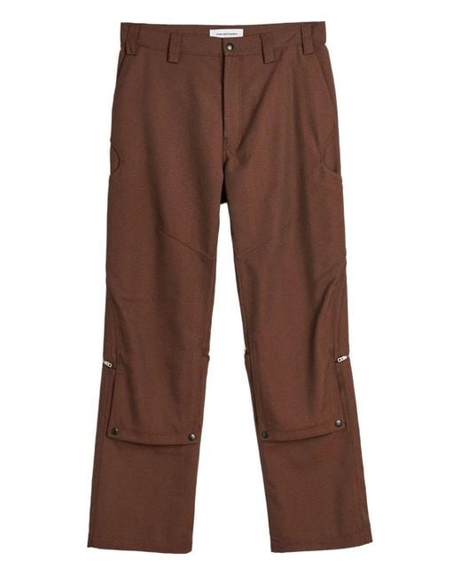 Kiko Kostadinov Brown Tonino Utility Trousers for men