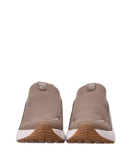 Michael Kors Brown Sami Slip-On Trainers