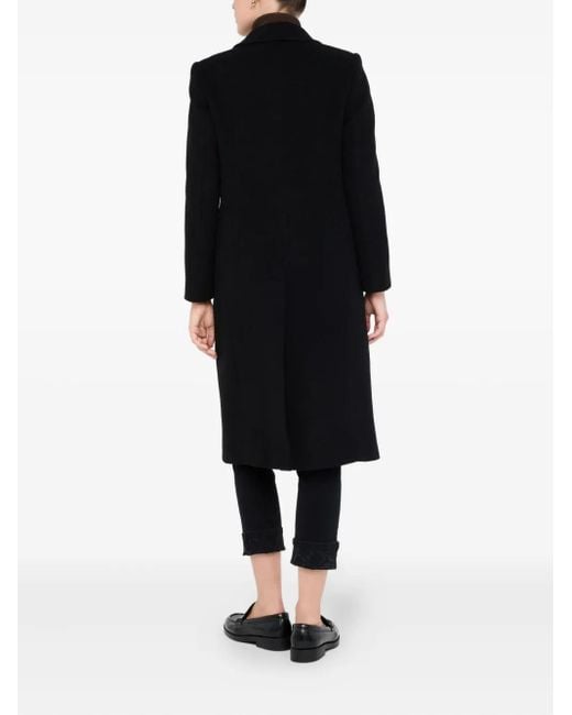 Liu Jo ラペルカラー シングルコート Black