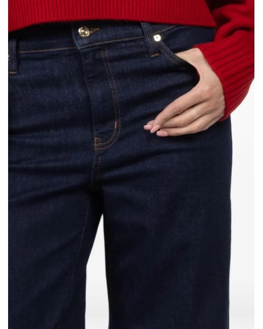 FRAME Blue Five-Pocket Denim Jeans