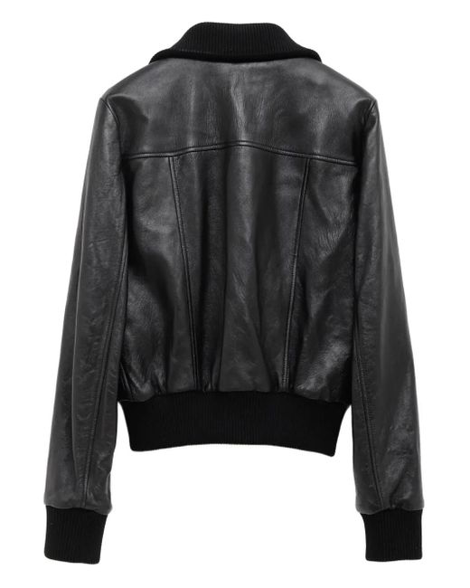 Chloé Black Pocket-Detailed Bomber Jacket