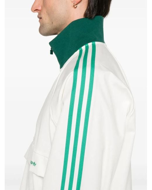Adidas Green 3-Stripes Sweatshirt for men