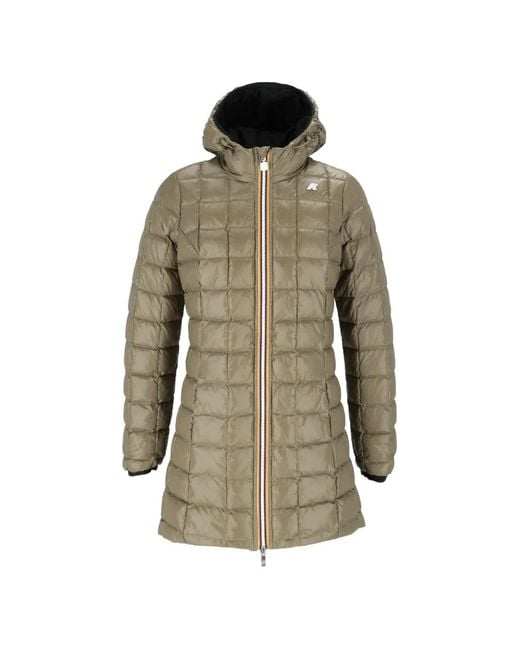 K-Way Black Reversible Hooded Jacket