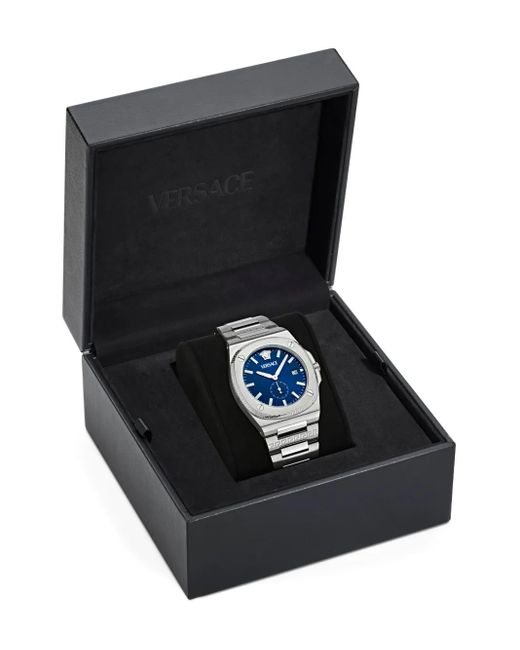 Orologio Tolomeo 40Mm di Versace in Blue da Uomo