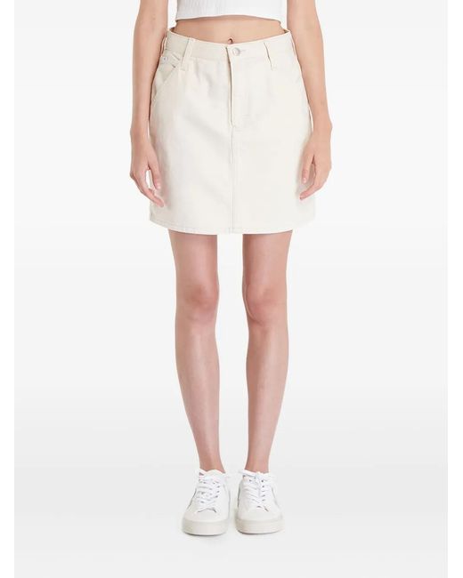 Calvin Klein White Pocket Detail Skirt