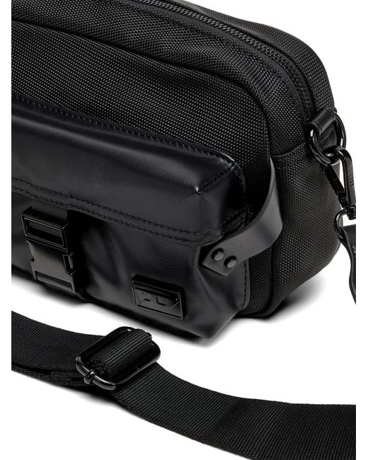 DIESEL Black Multi-Pocket Cross Body Bag