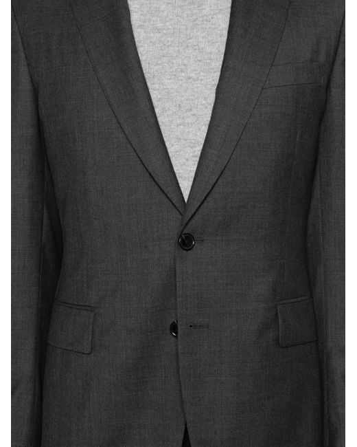 Fursac Blazer Van Scheerwol in het Black voor heren