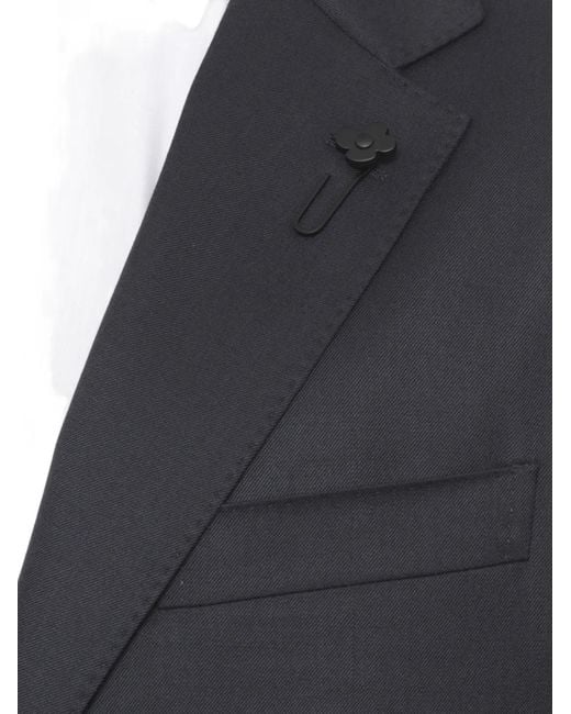 Lardini Blue Button Suit for men
