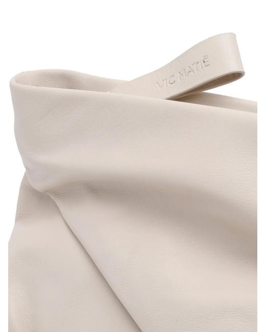 Vic Matié White Travel Shoulder Bag