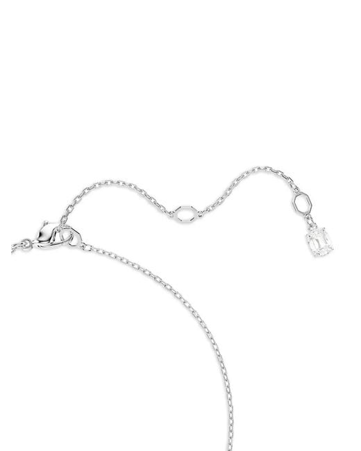 Swarovski White Swan Crystal Necklace