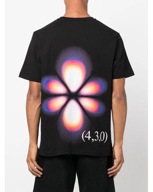 Msftsrep Black Graphic-Print T-Shirt for men