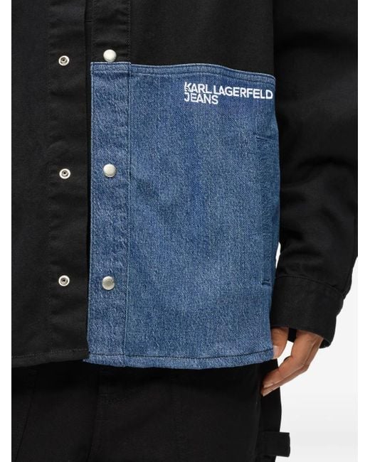 Karl Lagerfeld Blue Shirts for men