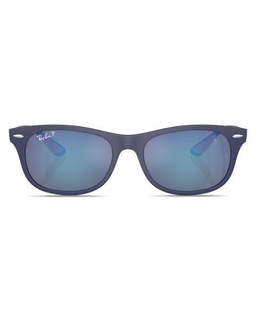 Ray-Ban Blue Scuderia Ferrari Collection Square-frame Sunglasses