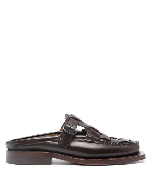 Hereu Brown Bonell Leather Loafers