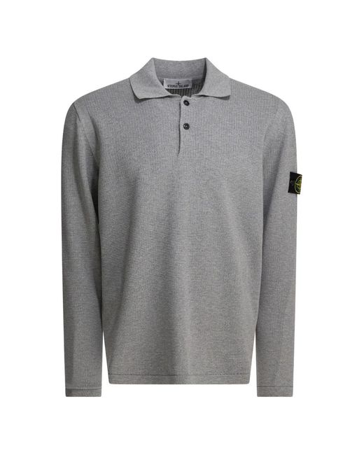 Stone Island Gray 5100024 Polo Shirt for men