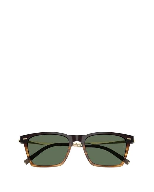 Oliver Peoples Green Square-Frame Sunglasses