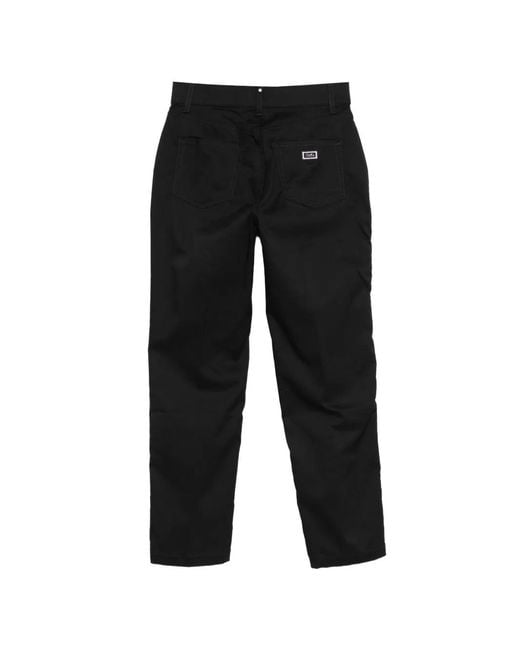 Liu Jo Black Logo-Patch Trousers