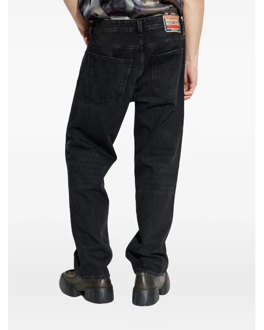DIESEL Black Logo D-Macs Denim for men
